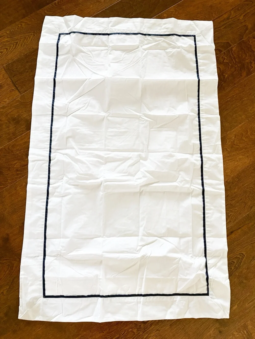 Ralph Lauren Home Organic Cotton Percale Palmer Sham King Size Polo Navy Luxury